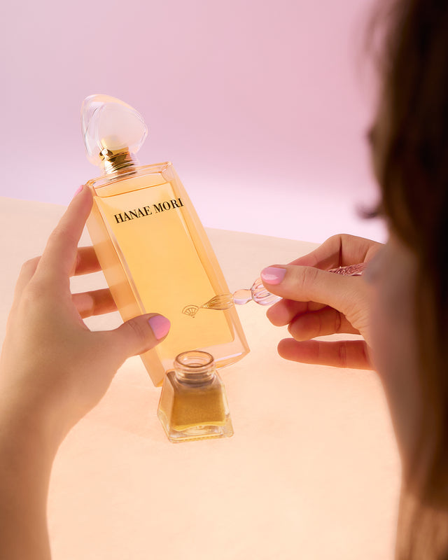 hanae mori parfums fan engraving butterfly eau de parfum