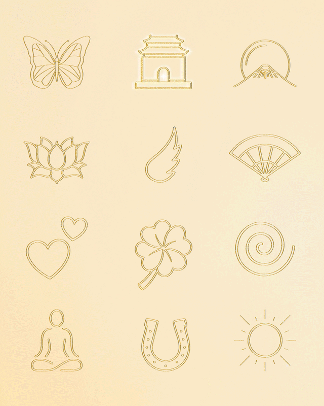 Parfums Hanae Mori engraving symbole gif 2026